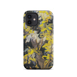 Blossoming Acacia - Vincent Van Gogh Phone Case Iphone 12 / Matte Yellow-leafed Phone Case Gogh’s Blossoming Acacia, Sunlit Blossoms Flare,
