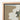Minimalist Abstract Painting Light Wood Frame Textured Beige Kamisaka Sekka Art, White Chrysanthemums Arches, Breath Caught Mid-season