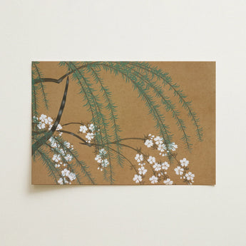 Blossoms from Momoyogusa - Kamisaka Sekka Art Print / Canvas, 18x12’’ / 46x31cm / Unframed / no Border, Posters Prints & Visual Artwork,