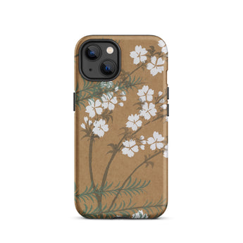 Blossoms from Momoyogusa - Kamisaka Sekka Phone Case Iphone 13 / Matte Floral-patterned, Timeless Rinpa Artistry Mobile Cases