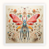Blue Ball Damselfly - Alien Species Taxonomy Art Print / Canvas, Blue Ball Damselfly, Ball Damselfly Print, Revolutionizes Xenozoological