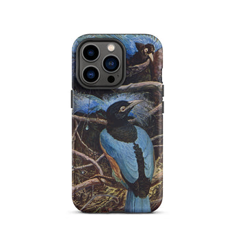Blue Bird of Paradise - Coque iPhone Henry Johnston, 13 Pro / Mat, Coques de téléphone, Toby Leon