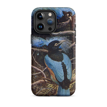 Blue Bird of Paradise - Coque iPhone Henry Johnston, 15 Pro Max / Mat, Coques de téléphone, Toby Leon