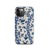 Blue Birds & Florals - Owen Jones Chinoiserie Phone Case, Iphone 12 Pro / Matte, Mobile Cases, Toby Leon