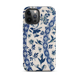 Blue Birds & Florals - Owen Jones Chinoiserie Phone Case, Iphone 12 Pro Max / Matte, Mobile Cases, Toby Leon