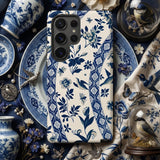 Blue Birds & Florals - Owen Jones Chinoiserie Phone Case, Mobile Cases, Toby Leon