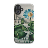 Blue Egyptian Water Lily - Robert John Thornton Phone Case Iphone 16 Plus / Matte Phone Case Lotus Flower Design Egyptian Water Lily,