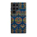 Blue Fan Pattern - G.a. Audsley Phone Case, Samsung Galaxy S23 Ultra / Matte, Mobile Cases, Toby Leon