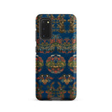 Blue Fan Pattern - G.a. Audsley Phone Case Samsung Galaxy S20 / Matte Intricate Traditional Chinese Dragon Cloud, Iphone, Mobile Cases