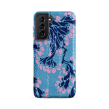 Blue and Pink Pochoir Florals - E.a. Seguy Phone Case, Indigo Blooms Drifts, Pink Pochoir Florals, Seguy Iphone Case