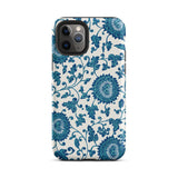 Blue and White Floral Pattern - Owen Jones Phone Case, Iphone 11 Pro / Matte, Mobile Cases, Toby Leon