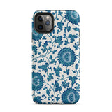 Blue and White Floral Pattern - Owen Jones Phone Case, Iphone 11 Pro Max / Matte, Mobile Cases, Toby Leon