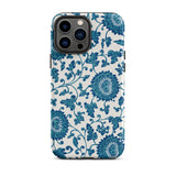 Blue and White Floral Pattern - Owen Jones Phone Case, Iphone 13 Pro Max / Matte, Mobile Cases, Toby Leon