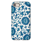 Blue and White Floral Pattern - Owen Jones Phone Case, Iphone 8 / Matte, Mobile Cases, Toby Leon