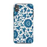 Blue and White Floral Pattern - Owen Jones Phone Case, Iphone Xs Max / Matte, Mobile Cases, Toby Leon