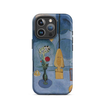 The Blue Window - Henri Matisse Phone Case Iphone 16 Pro / Matte Blue Phone Case Reproduction Life Painting Abstracted Flowers Henri