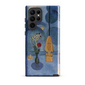 The Blue Window - Henri Matisse Phone Case Samsung Galaxy S22 Ultra / Matte Blue Phone Case Reproduction Life Painting Flowers Green Henri