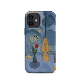 The Blue Window - Henri Matisse Phone Case Iphone 12 / Matte Blue Phone Case Reproduction Painting Life Flowers Georges Henri Matisse,