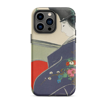 Boat from Momoyugosa - Kamisaka Sekka Phone Case, Iphone 14 Pro Max / Matte, Mobile Cases, Toby Leon