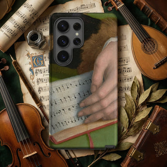 Book of Music - Francesco Bacchiacca Phone Case, Mobile Cases, Toby Leon