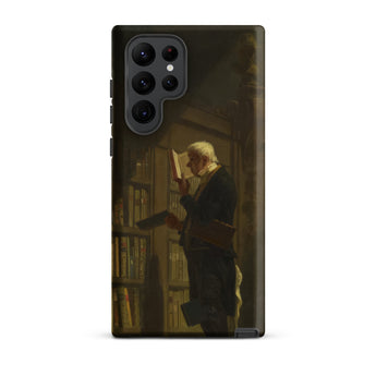 The Bookworm - Carl Spitzweg Phone Case, Samsung Galaxy S22 Ultra / Matte, Mobile Cases, Toby Leon