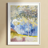 Boomrijk Landscape - Georges De Feure Jugendstil-Druck / Leinwand, 24x32’’ / 61x81cm / Weißer Rahmen / Passepartout, Poster-Drucke & visuell