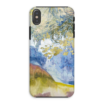 Boomrijk Landscape - Georges De Feure Iphone Case, Xs / Matte, Phone Case Abstract Watercolor Landscape Design