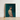 Framed Portrait Man Profile Navy Blue White Peaked Gay Mexican Sailor, Sailor’s Essence, Seafaring Stare