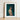 Framed Portrait Man Profile Navy Blue White Peaked Gay Mexican Sailor, Sailor’s Essence, Seafaring Stare