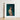 Framed Portrait Man Profile Navy Blue White Peaked Gay Mexican Sailor, Sailor’s Essence, Seafaring Stare