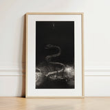 And Bound Him a Thousand Years - Odilon Redon Art Print / Canvas, 12x18’’ / 31x46cm / Natural Frame / Matboard, Posters Prints & Visual