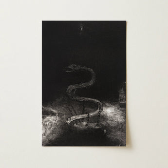 And Bound Him a Thousand Years - Odilon Redon Art Print / Canvas, 12x18’’ / 31x46cm / Unframed / no Border, Posters Prints & Visual