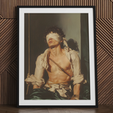 Boundless - Neoklassischer Bondage-Homoerotika-Kunstdruck / Leinwand, 24x32’’ / 61x81cm / Schwarzer Rahmen / Passepartout, Poster, Drucke & Visuelle Kunst