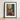 Black-framed Art Print White Mat Abstract Painting Two Grungy Gay Romance