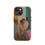 Bounty - Custodia per iPhone con arte moderna di una passionale coppia gay, 14 / Opaco, Custodie per cellulare, Toby Leon
