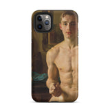 The Boxer - Konstantin Andreevic Somov Iphone Case, 11 Pro Max / Matte, Phone Case Nude Male Painting