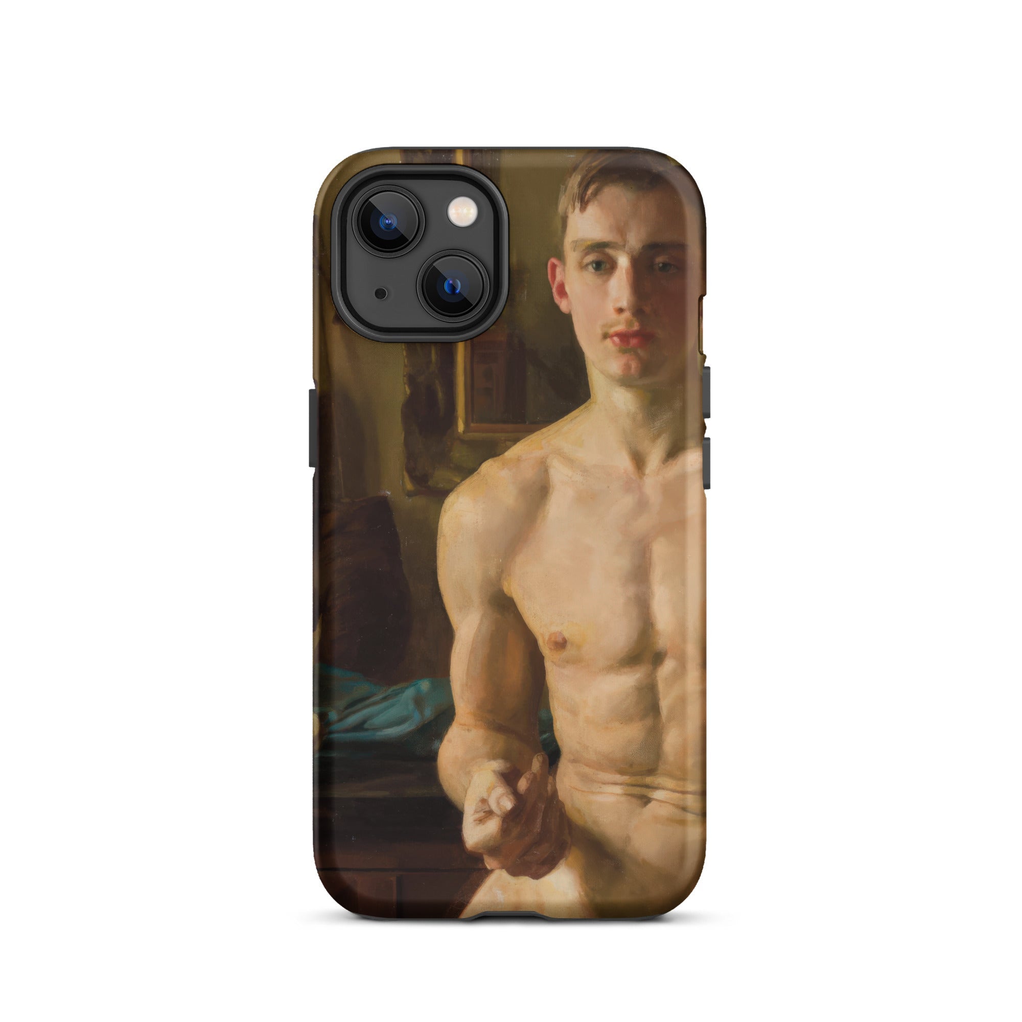 The Boxer Konstantin Andreevic Somov Iphone Case, 13 / Matte, Phone Case Shirtless Man Painting