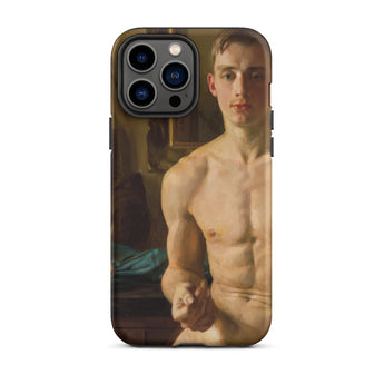 The Boxer - Konstantin Andreevic Somov iPhone-hoesje, 13 Pro Max / Mat, Mobiele telefoonhoesjes, Toby Leon