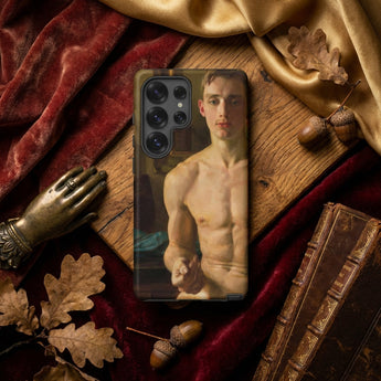 The Boxer - Konstantin Andreevic Somov Phone Case Black Phone Case Classical Painting Nude Male Figure Iphone