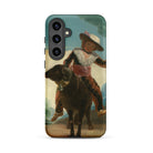 Boy on a Ram - Francisco De Goya Samsung Case, Galaxy S24 Plus / Matte, Smartphone Case Francisco Goya’s Boy Ram Painting
