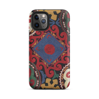 Braided - Uzbekistan Textile Art Phone Case, Iphone 11 Pro / Matte, Mobile Cases, Toby Leon