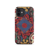 Braided - Uzbekistan Textile Art Phone Case, Iphone 12 / Matte, Mobile Cases, Toby Leon