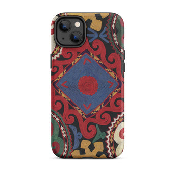 Braided - Uzbekistan Textile Art Phone Case, Iphone 14 Plus / Matte, Mobile Cases, Toby Leon