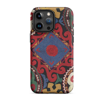 Braided - Uzbekistan Textile Art Phone Case, Iphone 15 Pro Max / Matte, Mobile Cases, Toby Leon