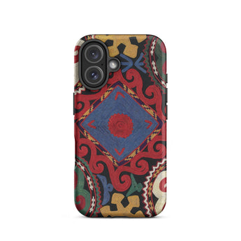 Braided - Uzbekistan Textile Art Phone Case, Iphone 16 / Matte, Mobile Cases, Toby Leon