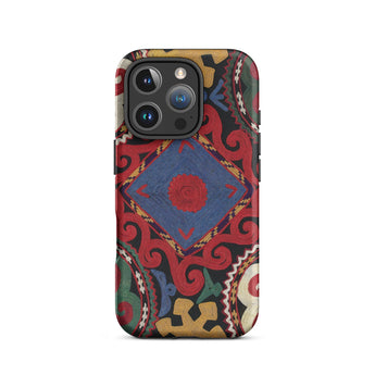 Braided - Uzbekistan Textile Art Phone Case, Iphone 16 Pro / Matte, Mobile Cases, Toby Leon
