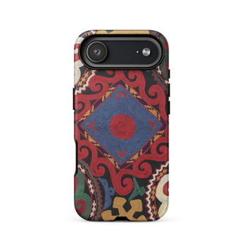 Braided - Uzbekistan Textile Art Phone Case, Iphone 17 Air / Matte, Mobile Cases, Toby Leon