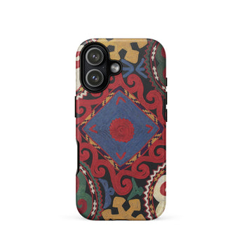 Braided - Uzbekistan Textile Art Phone Case, Iphone 17 / Matte, Mobile Cases, Toby Leon