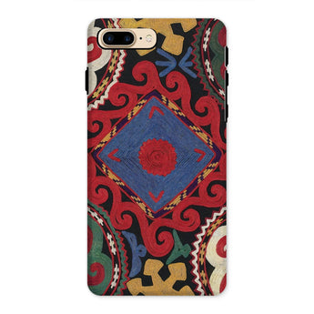 Braided - Uzbekistan Textile Art Phone Case, Iphone 8 Plus / Matte, Mobile Cases, Toby Leon