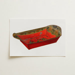 Bread Tray - Mildred Ford 1930s Kitchen Art Print / Canvas, 18x12’’ / 46x31cm / Unframed / no Border, Posters Prints & Visual Artwork, Toby